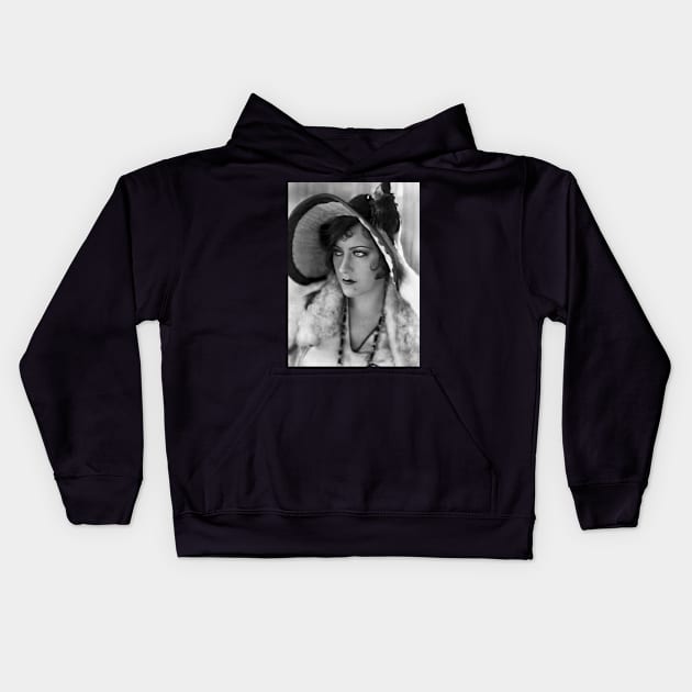 Gloria Swanson Kids Hoodie by SILENT SIRENS